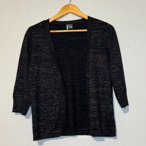 Sparkle & Fade Black Shimmery Cardigan